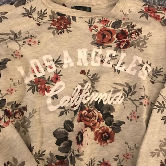 Iris Los Angeles flowered print cotton sweatshirt - Picture 3 of 6